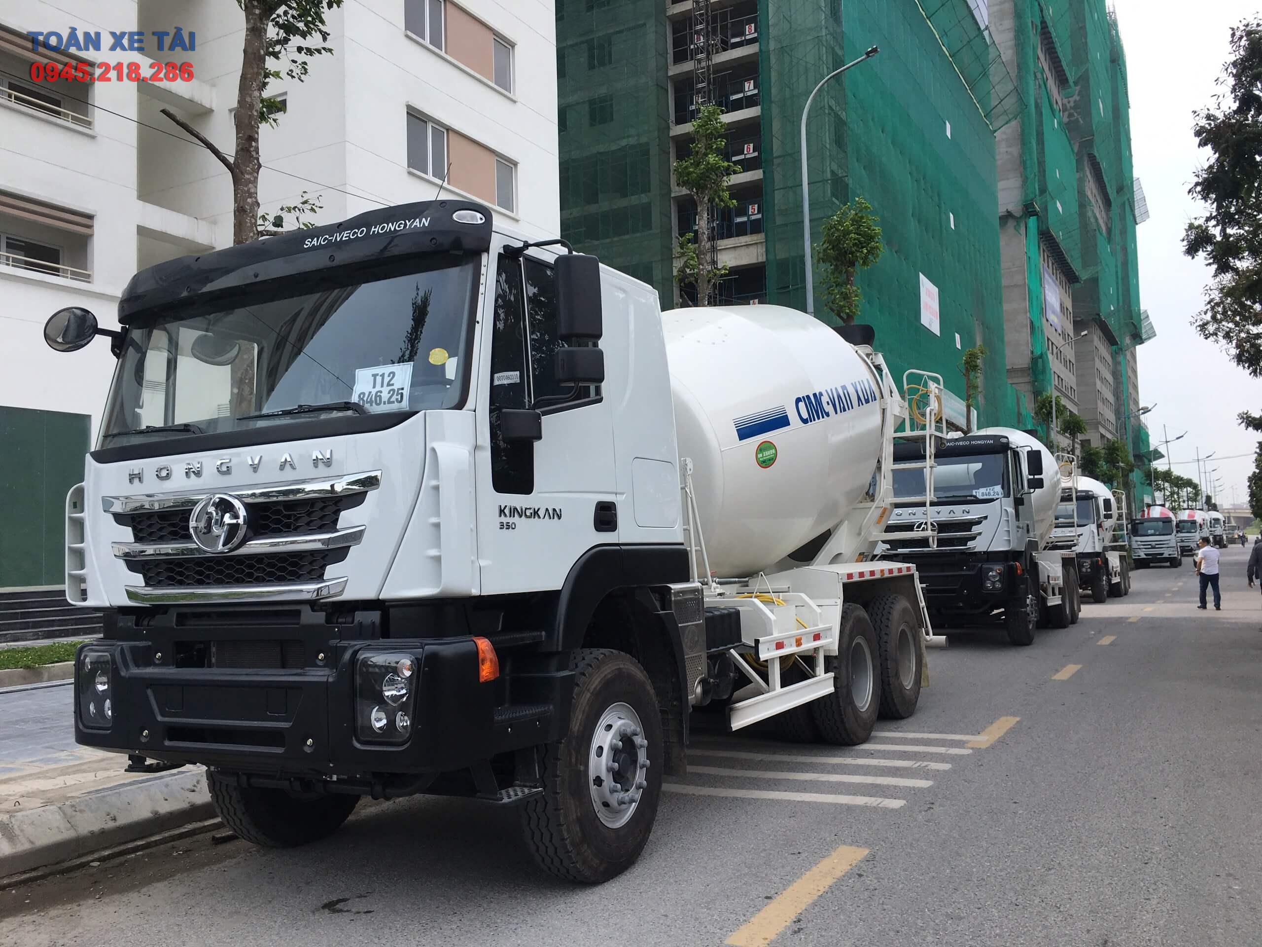 Xe Trộn Bê Tông HongYan 10m3 IVECO