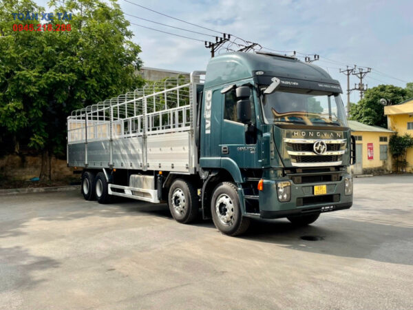 xe tải hongyan 4 chân thùng iveco