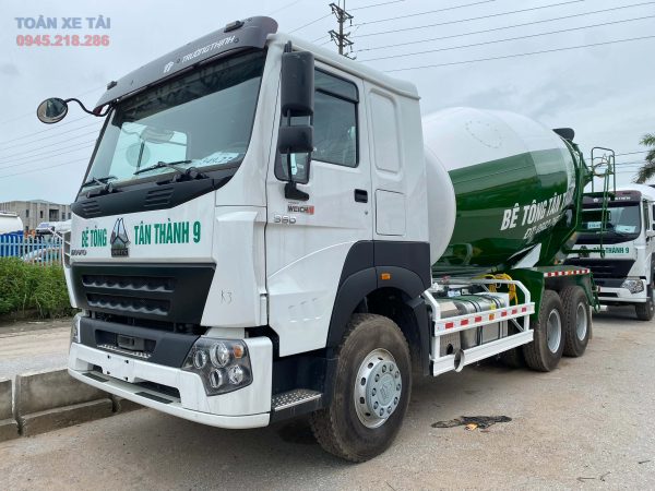 Xe trộn bê tông 12 khối Howo Sinotruk